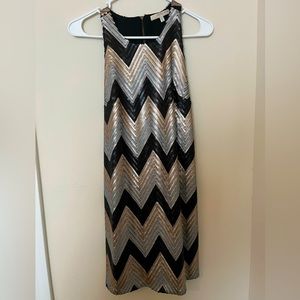 Lavender Brown Sequin Dress size XS